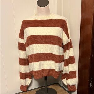 Gilli Striped Brown and Cream Sweater